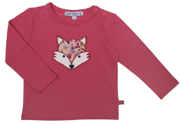 Enfant Terrible Baby Shirt mit Fuchs Applikation aus GOTS Biobaumwolle